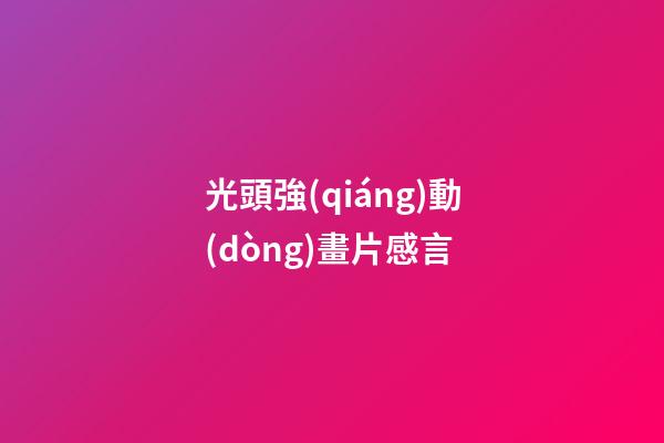 光頭強(qiáng)動(dòng)畫片感言